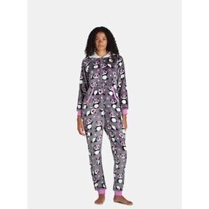 Holiday Time Union Suit Panda, Multicolor Size M(8-10) Pajama
